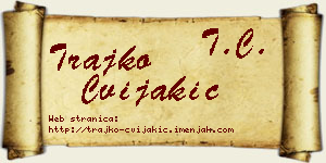 Trajko Cvijakić vizit kartica